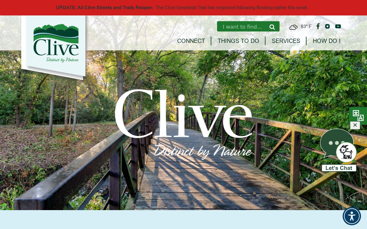 Clive city services for Dallas County warrant records routing
